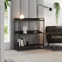 Ver imagem 1 de Buffet Aparador Industrial 3 Prateleiras Córdoba 95cm Preto