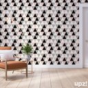 Ver imagem 4 de Papel de Parede Triângulo Rosa e Cinza - Magnólia