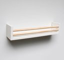 Ver imagem 5 de Conjunto com 2 Prateleiras de Mdf Branca Decorativas – 40x10 Cm