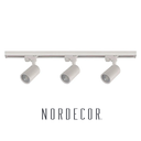 Ver imagem 2 de Kit Trilho Eletrificado 1m com 3 Spots Led Dora 10w 4000k Branco Neutro Nordecor Branco