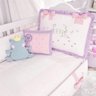 Quarto Bebê Menina Floral Monet Lilás 17Pçs Grão de Gente - 12