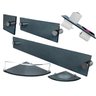 Kit Para Banheiro Premium Max 03 Landi Modelado Fumê - 4