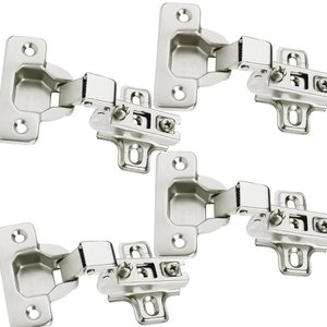 4pçs Dobradiças Super Curva Caneco Porta Armário Móveis 35mm