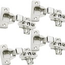 Ver imagem 1 de 4pçs Dobradiças Super Curva Caneco Porta Armário Móveis 35mm