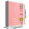 Cama e Guarda-Roupa Infantil Bonecas Lol - 3