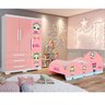 Cama e Guarda-Roupa Infantil Bonecas Lol - 1