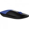 Mouse sem Fio USB 1200 DPI Z3700 Preto/Azul HP - 3