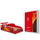 Ver imagem 2 de Cama e Guarda-Roupas Infantil Mc Veloz
