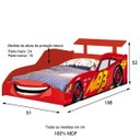 Ver imagem 3 de Cama e Guarda-Roupas Infantil Mc Veloz