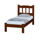 Ver imagem 2 de Cama De Solteiro Madeira Maciça Castanho Perola Nemargi