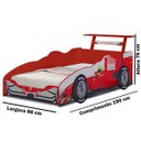 Ver imagem 6 de Cama e Guarda-Roupa Infantil Carro Fórmula 1 Vermelho