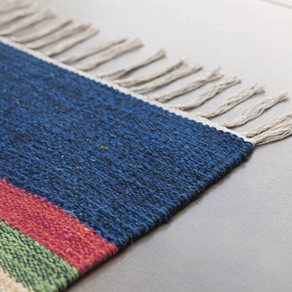 Tapete Indiano Retangular Algodão D3 Kilim Niazitex 60cm x 90cm - 2