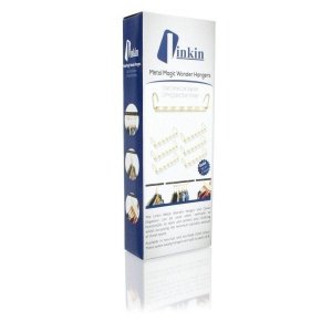 Wonder Hanger Platinum Metal Magical Cromado Kit Pack 4 Units para 20 Cabides Magic Wonder®