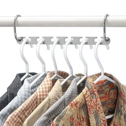Wonder Hanger Platinum Metal Magical Cromado Kit Pack 4 Units para 20 Cabides Magic Wonder® - 3