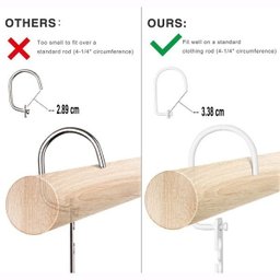 Wonder Hanger Platinum Metal Magical Cromado Kit Pack 4 Units para 20 Cabides Magic Wonder® - 15