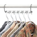 Ver imagem 3 de Wonder Hanger Platinum Metal Magical Cromado Kit Pack 4 Units para 20 Cabides Magic Wonder®
