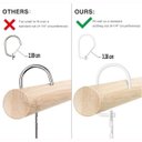 Ver imagem 4 de Wonder Hanger Platinum Metal Magical Cromado Kit Pack 4 Units para 20 Cabides Magic Wonder®