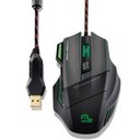 Ver imagem 2 de Mouse Gamer Multilaser Profissional Warrior 7 Botões 3200 Dpi Preto Usb + Mousepad - Mo207