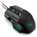 Ver imagem 1 de Mouse Gamer Multilaser Profissional Warrior 7 Botões 3200 Dpi Preto Usb + Mousepad - Mo207