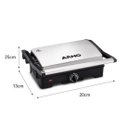 Ver imagem 5 de Grill Arno Dual Gnox Inox com Abertura de 180° 127v [f002]