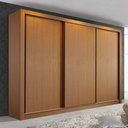 Ver imagem 2 de Guarda Roupa Casal 3 Portas 6 Gavetas Nápoli Minastex Carvalho