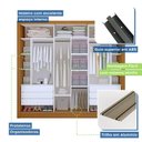 Ver imagem 4 de Guarda Roupa Casal 3 Portas 6 Gavetas Nápoli Minastex Carvalho