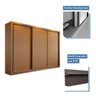 Guarda Roupa Casal 3 Portas 6 Gavetas Nápoli Minastex Carvalho - 6