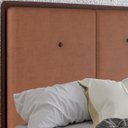 Ver imagem 6 de Cabeceira Casal 138 cm Lizz Veludo Terracota Soon