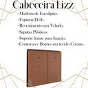 Ver imagem 3 de Cabeceira Casal 138 cm Lizz Veludo Terracota Soon