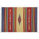 Ver imagem 1 de Tapete Indiano Retangular Algodão D4 Kilim 60cmx90cm Niazitex