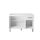 Ver imagem 4 de Balcão 120cm Anita 03 Portas e 01 Gaveta com Pia e Cuba Ghelplus Branco Moblis