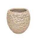 Ver imagem 1 de Vaso de Ceramica Marrom com Texturas 21cm
