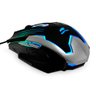 mouse c3tech gamer mg11 bsi preto prata optico profissional - 1