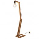 Ver imagem 3 de Luminária Perola Madeira Minimalista Quarto Sala Leitura