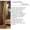 Ver imagem 2 de Luminária Perola Madeira Minimalista Quarto Sala Leitura