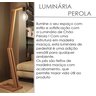 Luminária Perola Madeira Minimalista Quarto Sala Leitura - 2