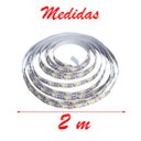 Ver imagem 3 de Kit 4 Fios Fita LED Luz Amarela 120 Lâmpadas LED 2m À Pilha