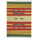 Ver imagem 1 de Tapete Indiano Retangular Algodão Listrado D6 Kilim Niazitex 1,00Mx1,40M