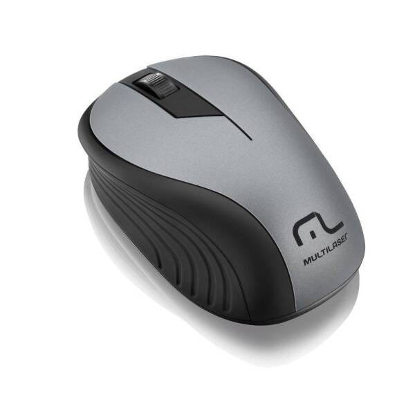 Multilaser Mouse sem Fio 2.4GHz 1200dpi MO213 Preto/Grafite - 2