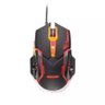 Mouse Gamer DPI 2400 Preto/laranja Multilaser - MO270 - 1
