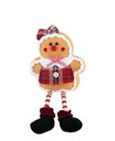 Ver imagem 1 de Boneco de Natal Gingerbread Girl Sentada 45x20cm