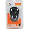 Mouse sem Fio 2.4GHZ Preto USB PLUG AND PLAY 1200DPI MO212 - 2