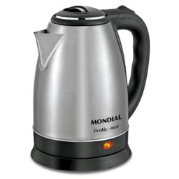 Chaleira Elétrica Mondial Pratic, 1200W, Desligamento Automático, 2L, Preto/Inox - CE-06 220V - 3