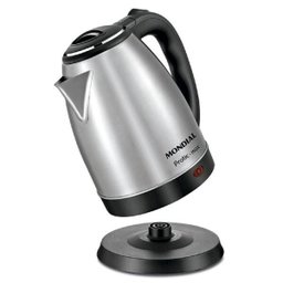 Chaleira Elétrica Mondial Pratic, 1200W, Desligamento Automático, 2L, Preto/Inox - CE-06 220V - 2