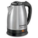 Ver imagem 1 de Chaleira Elétrica Mondial Pratic, 1200W, Desligamento Automático, 2L, Preto/Inox - CE-06 220V