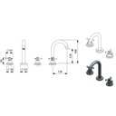 Ver imagem 2 de Misturador de Cozinha Mesa Bica Movel Celite One Cromada B5014ckcrb - Celite