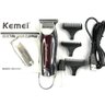 Maquina De Acabamento Cabelo Barba Profissional Sem Fio Kemei Km-9163 Bivolt - 2