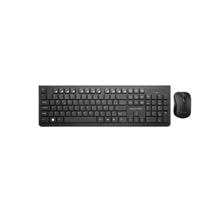 Kit Teclado + Mouse sem Fio Multimidia TC212