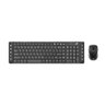 kit Teclado e Mouse Preto sem fio C3TECH K-W50BK - 1