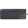 Teclado e Mouse Touch sem Fio p Smart TV e PC Logitech K400 Plus - 1